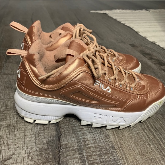 fila disruptor velvet rose